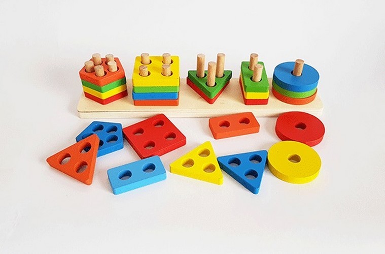 مونته سوری چوبی 5 ستون پایه مستطیل مونته سوری چوبی 5 ستون پایه مستطیل